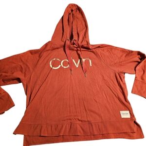 Calvin Klein Brick Red Hoodie